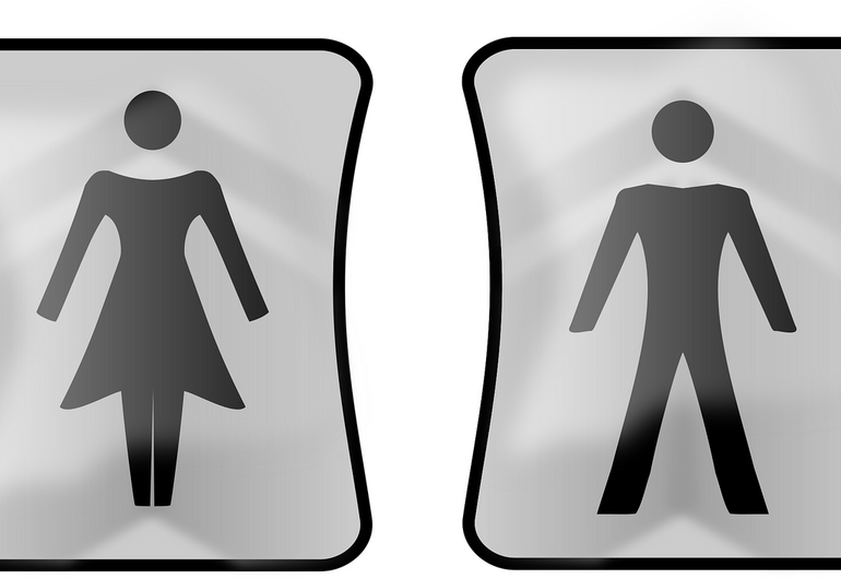 Clean and hygienic workplace washroom